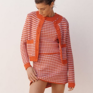 Checkered Crochet Skirt